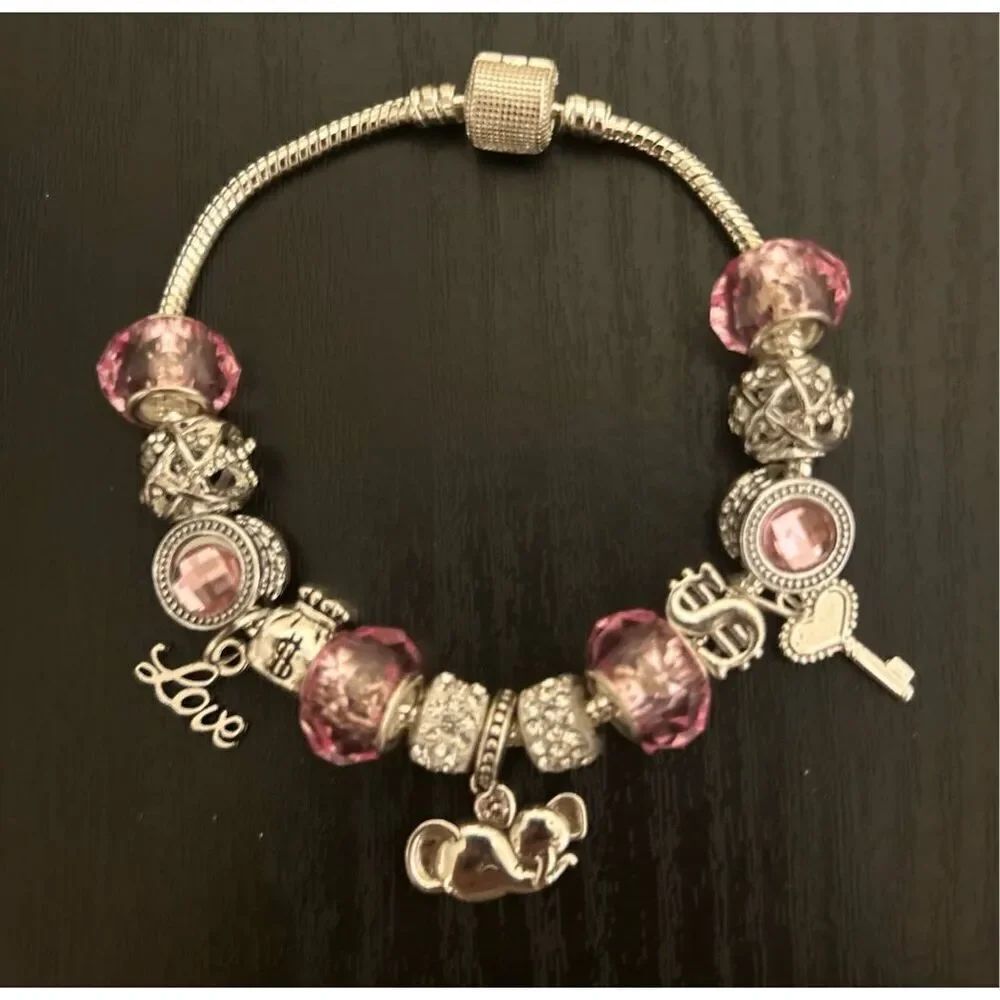 Elephant Charm Bracelet